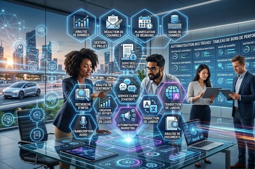 Automatiser son travail avec l’IA : 15 tâches à automatiser