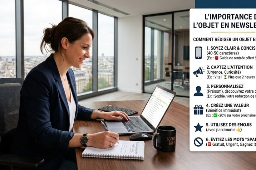 L’importance de l’objet en newsletter : comment rédiger un objet efficace