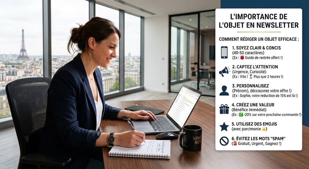 L’importance de l’objet en newsletter : comment rédiger un objet efficace