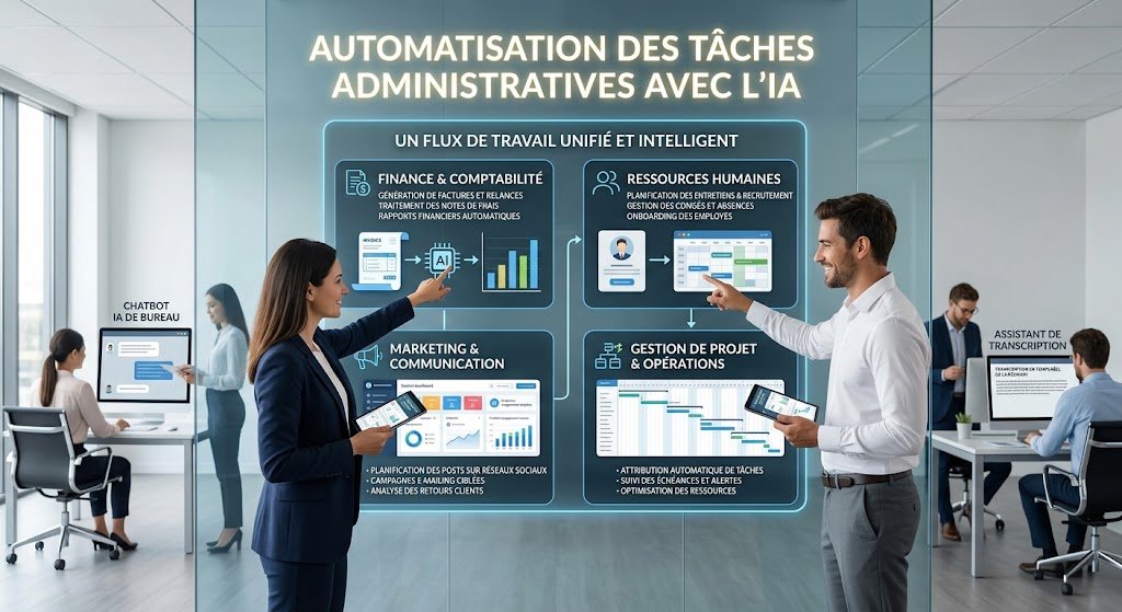 Automatiser les tâches administratives avec l’IA